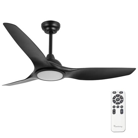 Fanliving 52 Inch 6 Speed High CFM Quiet DC Motor Modern Ceiling Fan