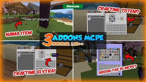 Addons Mcpe Terbaik Cocok Buat Survival Kalian Support Mcpe