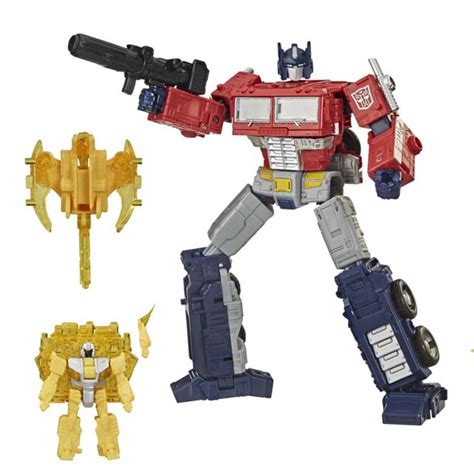 Transformers Netflix War For Cybertron Trilogy Optimus Prime 3 Pack Collecticon Toys