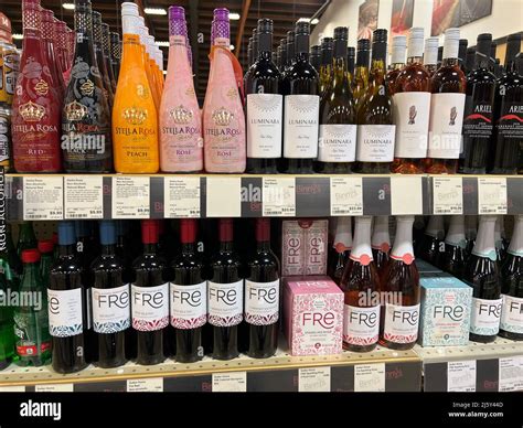 Selection Of Non Alcoholic Wines Available At Binny S Beverage Depot