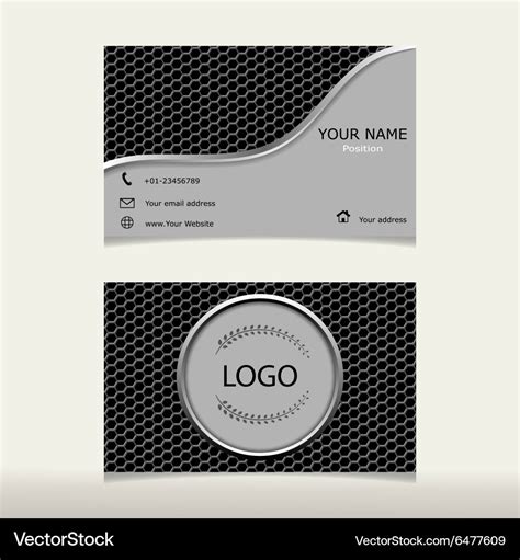 Design templates name card Royalty Free Vector Image