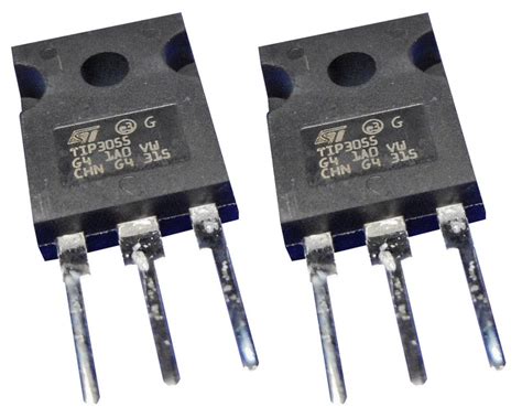 2 X TIP3055 NPN Power Transistor TO 247 All Top Notch