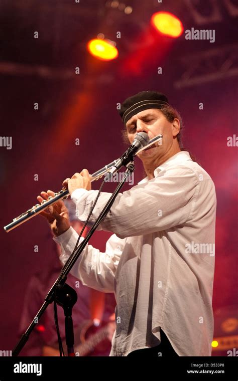 Folk Band Brathanki Playing Live On Stage Poland Stock Photo Alamy