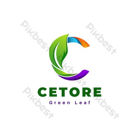 A Green Leaf Logo PNG Images | PNG Free Download - Pikbest