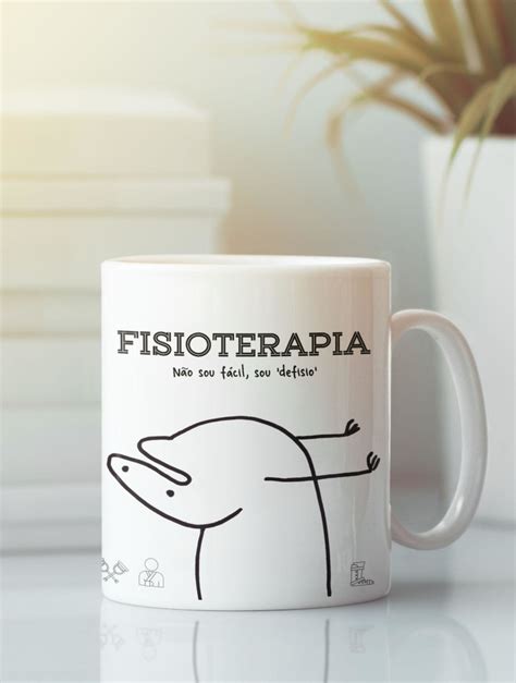 Caneca Flork Sincero Profissões Fisioterapia Elo7