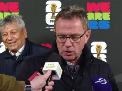 Video Mircea Lucescu A Ap Rut N Spatele Lui Ralf Rangnick Exact N