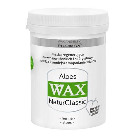 Wax Pilomax Aloes Naturclassic Maska Do W Os W Cienkich Ml