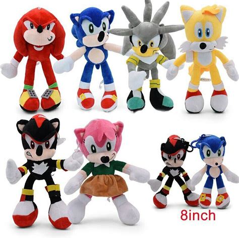 Cmanak Patung Sonic Super Sonic Plush Toy The Hedgehog Shadow Amy