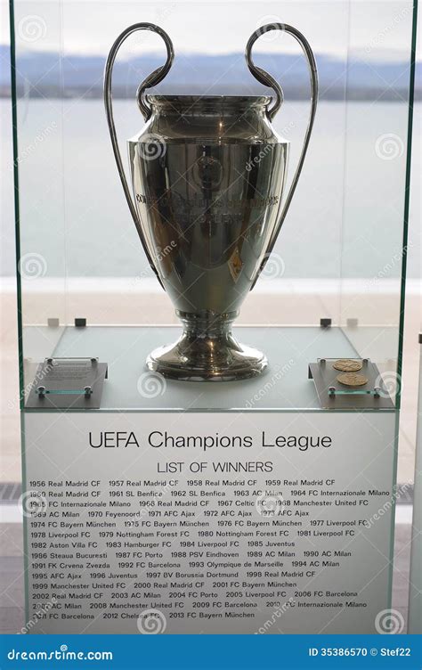 Uefa Champions League Trophy Editorial Image Image Of Football