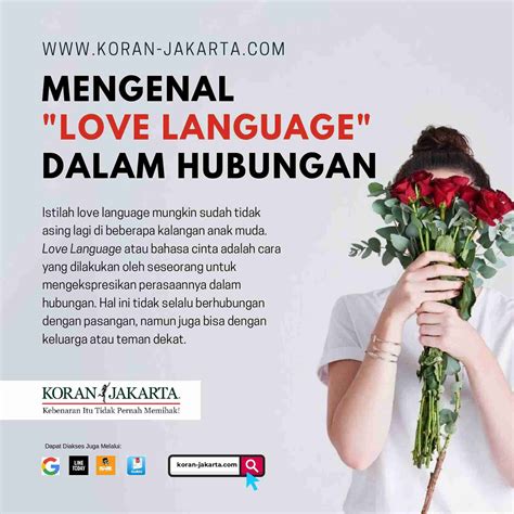 Mengenal Love Language Dalam Hubungan Infografis Koran Jakarta