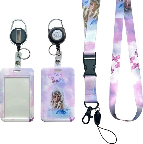 Amazon.com : Retractable Keychain with Lanyard and Retractable Badge ...