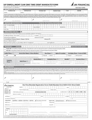 Fillable Online New Investors Subscribing To The Scheme Through SIP