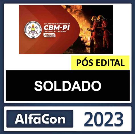 Rateio Cbm Pi Soldado PÓs Edital Alfacon 2023