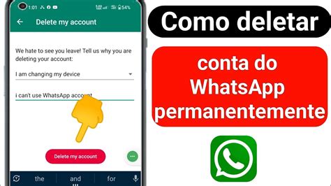 Como Excluir Uma Conta Do WhatsApp Permanentemente 2023 Como