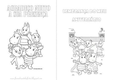 Fazendo A Minha Festa Para Colorir Backyardigans Livrinho De Atividades