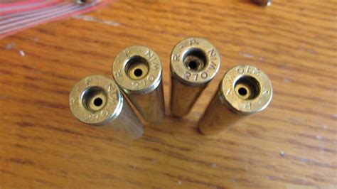 R P 270 Win Reloading Brass Once Fired Deprimed Reloading Brass At 1055103831