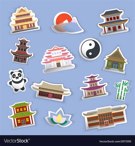 China Icons Chinese Sticker Symbols And Objects Stock, 49% OFF