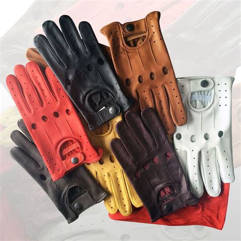 New Retro Style Quality Soft Leather Mens Driving Gloves Unlined Chauffeur N 507 Mens