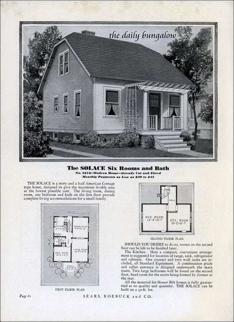 Homes Of Today~sears Kit Houses~1932 House Kit Homes Vintage House Plans 1930s