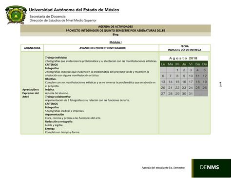 Pdf Agenda De Actividades Proyecto …denms Uaemex Mx Sition 2057