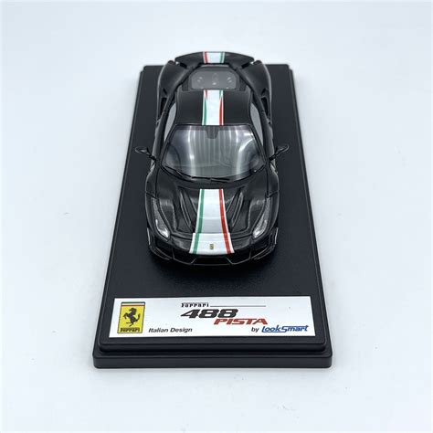 Modellino Auto Looksmart Ferrari Pista Piloti Nero Daytona