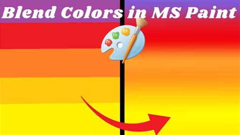 Blend Colors In Microsoft Paint Tutorial YouTube