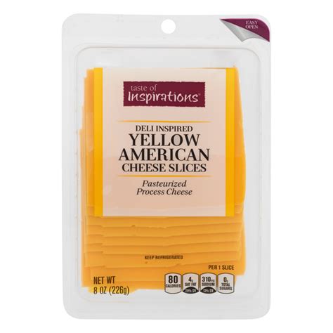 Save On Taste Of Inspirations Cheese Slices Yellow American Deli