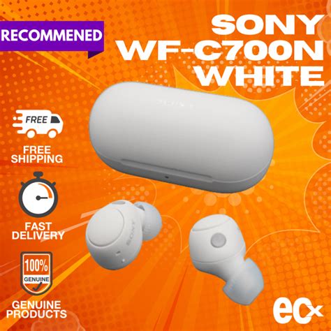 Ready Stocksony Wf C N White Truly Wireless Noise Canceling In Ear