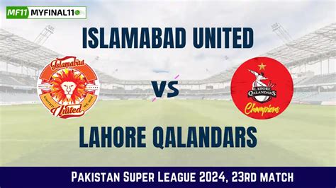 ISL Vs LAH Live Score Scorecard Islamabad United Vs Lahore Qalandars