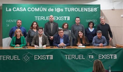 Teruel Existe Empieza A Funcionar Como Partido Politico Y Presenta Sus