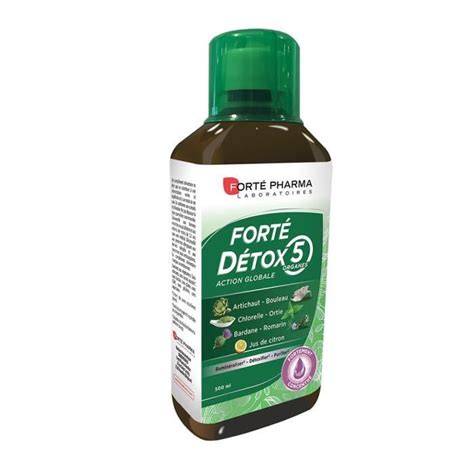 Forté Pharma Forté Détox 5 Organes 500ml Cdiscount Santé Mieux vivre