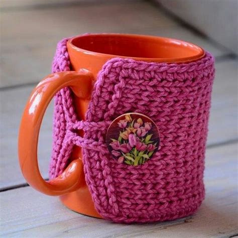 Cubre Taza Crochet Mug Cozy Cozy Crochet Patterns Crochet Cup Cozy