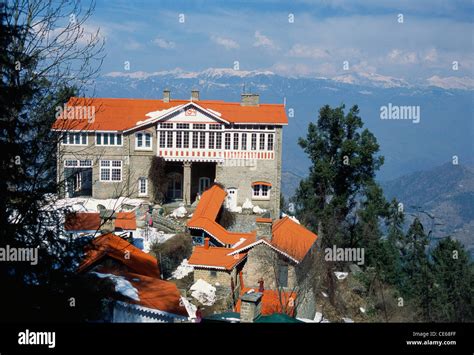 Roof Tops Of Houses In Palace Complex Dalhousie Himachal Pradesh