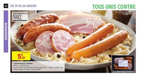 Promo Choucroute Garnie chez Intermarché iCatalogue fr