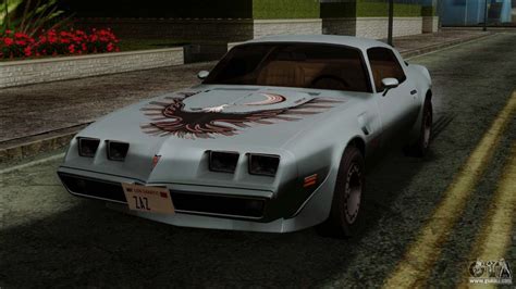 Pontiac Trans AM Interior for GTA San Andreas