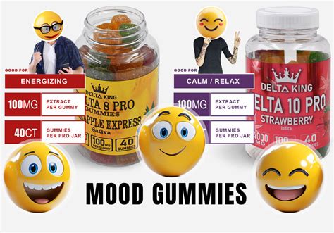 Discover Mood Gummies By Delta King Uplift Focus And Relax