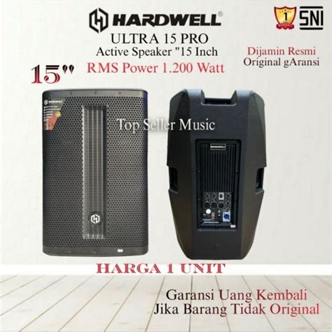 Jual Speaker Aktif Hardwell Ultra 15 Pro Original 15 Inch Rms Power