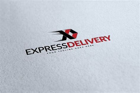 Express Delivery Logo for Quick and Fast Delivery Organizations