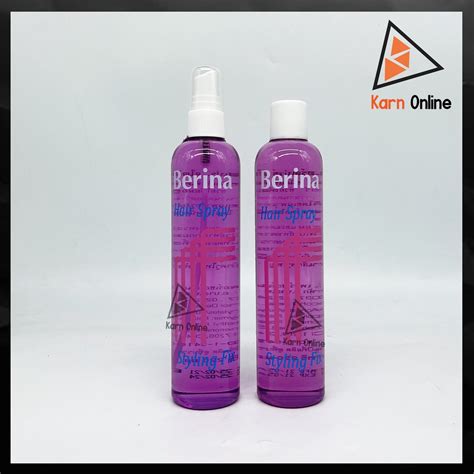 Berina Hair Spray Styling Fix เบอริน่า แฮร์สเปรย์ สไตลิ่งฟิกซ์ 220 Ml