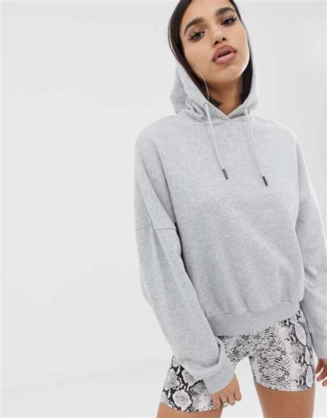 Asos Design Oversized Hoodie In Gray Asos