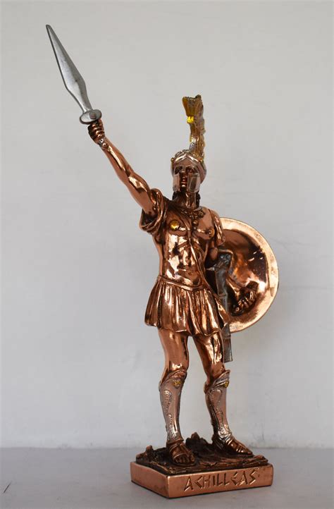 Achilles King Of The Myrmidons Greek Hero Son Of Thetis Etsy