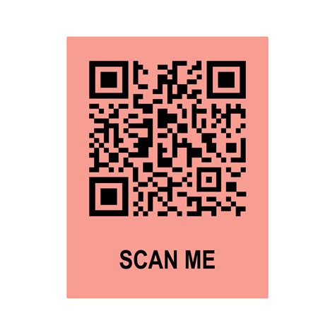 Scan Me Phone Tag Qrcode For Mobile App Qr Code For Smartphone