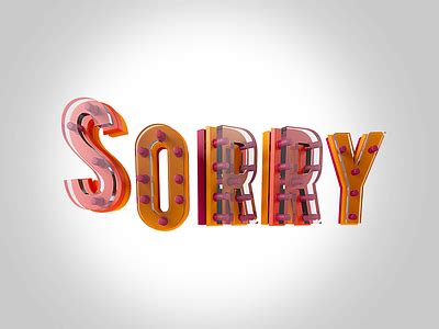 Sorry Sticker by Eduardo Fajardo on Dribbble