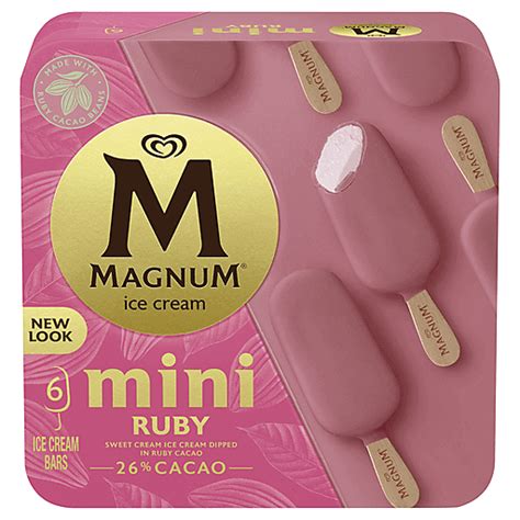 Magnum Mini Ruby Ice Cream Bars Ea Box Popsicles Chief Markets