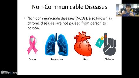 Communicable And Noncommunicable Diseases Venn Diagram What