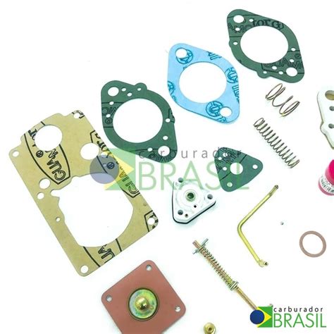 Kit De Reparos Para Par De Carburadores Solex H 40 SP2 Puma