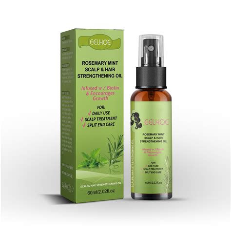 Rosemary Dense Hair Spray Hydrates Roots To Increase Elasticity Restore Shine And Prevent