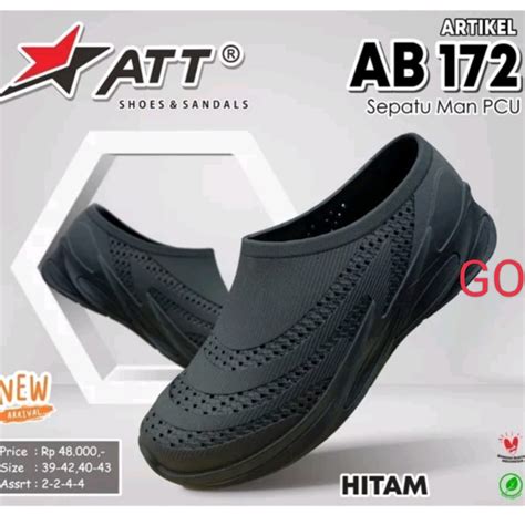 Jual Gos Att Ab 172 Sepatu Karet Slip On Sepatu Cowok Casual Empuk