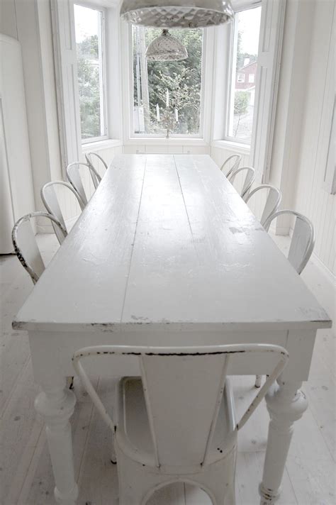 White Farmhouse Dining Room Table Inflightshutdown