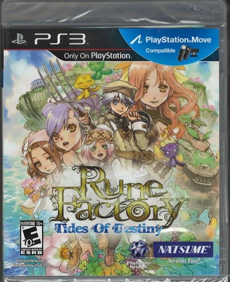 Rune Factory Tides Of Destiny PS3 Brand New Factory Sealed US Version